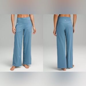 lululemon athletica Blue Wide-Leg Pants